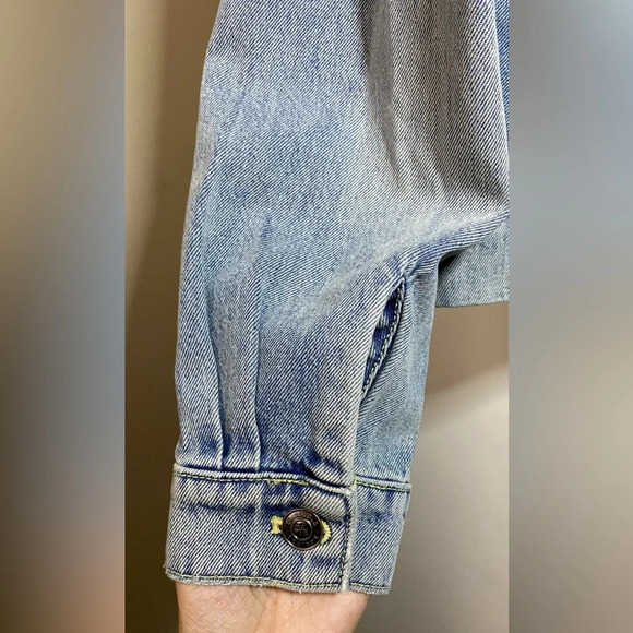 NWT Current/Elliott Light Wash Boulder Jean Jacket Dream Water Size 2 (Medium) - Picture 10 of 14